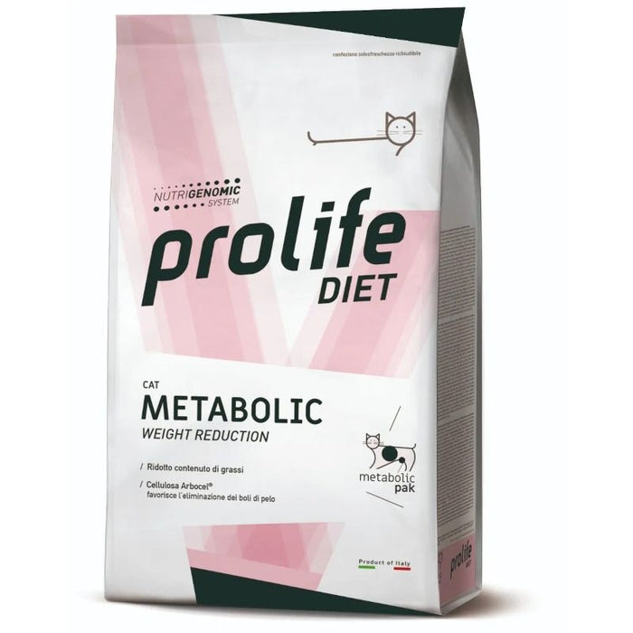 Prolife Diet Metabolic 1,5kg Crocchette per Gatti Prolife Diet Metabolic 1,5kg Crocchette per Gatti